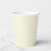 Cream Minimalist Birthday Party Paper Cup 紙コップ (裏面)
