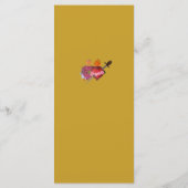 Cream & Ochre Two Hearts Catholic Wedding メニュー (裏面)