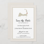 Cream Orleans Cape Cod日付の保存 セーブザデート (正面/裏面)