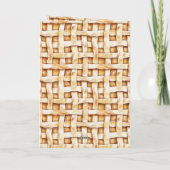 Cream Pie Crust Birthday カード (裏面)