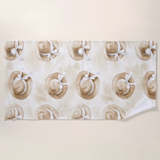 Cream Sand Beach Hats   ビーチタオル (正面)