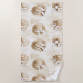 Cream Sand Beach Hats   ビーチタオル (正面)