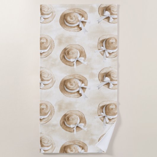 Cream Sand Beach Hats   ビーチタオル (正面)