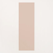 Cream Tan couleur tendance 2025 ヨガマット (正面)