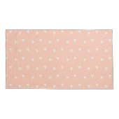 Cream Triangles Pattern Pair Of Pillowcases 枕カバー (裏面-左)