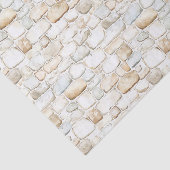 Cream White Grey Faux Stones Birthday 薄葉紙 (詳細)