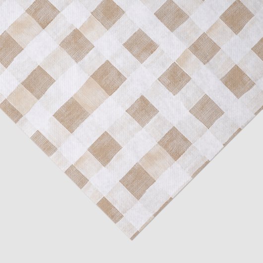 Cream White Plaid Stripes   薄葉紙 (詳細)