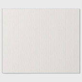 Cream White Stripes Birthday ラッピングペーパー (フラット)