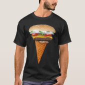 Creamburger Ice Cream Hamburger Cheeseburger Tシャツ (正面)