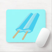 Creamsicleのマウスパッド-青 マウスパッド (マウス)