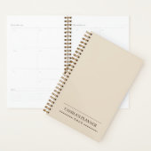 Creamy Beige Planner | Elegant & Personalized  プランナー手帳 (ディスプレー)
