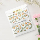 Creamy Caramel Hearts Christmas Tree Branches フェイバーバッグ (封をした状態)