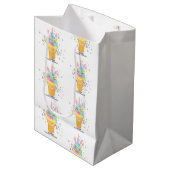 Creamy Dreamies Birthday Wrapping Paper ミディアムペーパーバッグ (正面アングル)