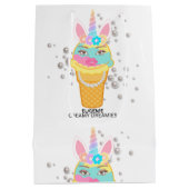 Creamy Dreamies Birthday Wrapping Paper ミディアムペーパーバッグ (裏面)