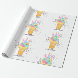 Creamy Dreamies Birthday Wrapping Paper ラッピングペーパー