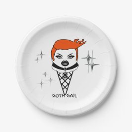 Creamy Dreamies Goth Gail Paper plates ペーパープレート