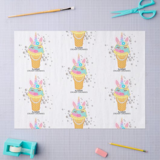 Creamy Dreamies Tissue Paper 薄葉紙 (クラフト)