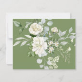 Creamy Floral Eucalyptus QR code Details Wedding (裏面)