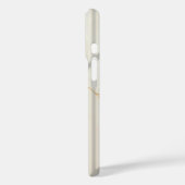 Creamy Marble Monogram Barely There iPhone 16 Case Case-Mate iPhoneケース (裏面 / 左)