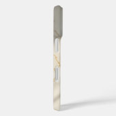 Creamy Marble Monogram Barely There iPhone 16 Case Case-Mate iPhoneケース (裏面 / 右)