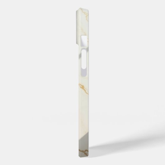 Creamy Marble Monogram Barely There iPhone Case Case-Mate iPhoneケース (裏面 / 左)