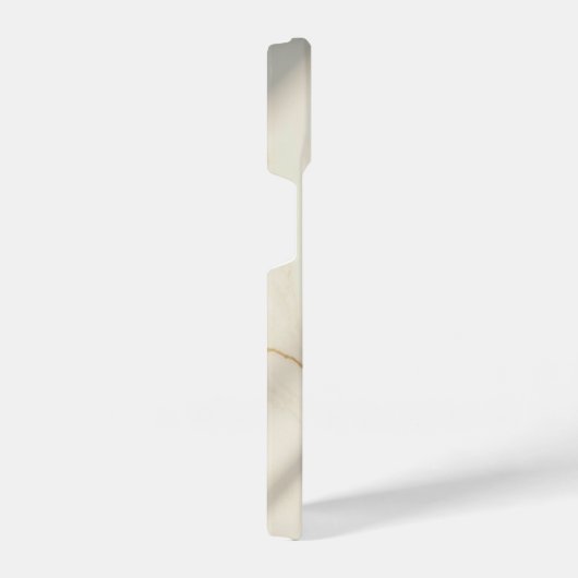 Creamy Marble Monogram Slim Fit iPhone Case iPhoneケース (右側面)