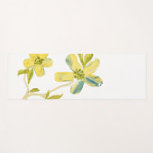 Creamy Petals by Lydia's Art Sangria ヨガマット (正面(横))