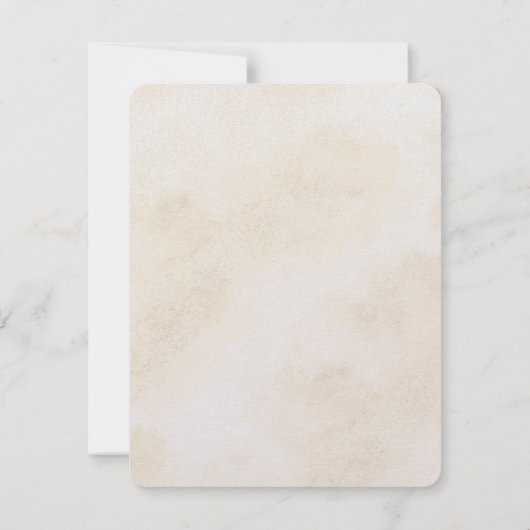 Creamy Yellow Floral Couples Shower  (裏面)