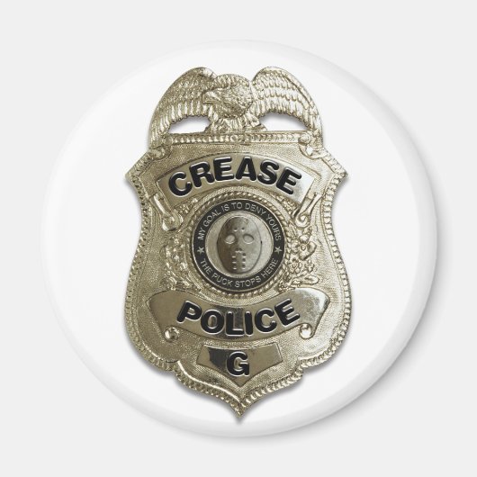 Crease Police (Hockey Goalie) マグネット (正面)