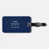 Crease Police (Hockey Goalie)荷物タグ ラゲッジタグ (裏面横)