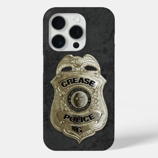 Crease Police (Hockey Goalie) Case-Mate iPhoneケース (裏面)