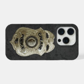 Crease Police (Hockey Goalie) iPhoneケース (裏面横)