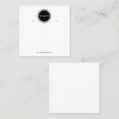 Creat Your Custom Logo Earring Display Card スクエア名刺 (正面/裏面)
