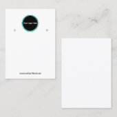 Creat Your Custom Logo Earring Display Card  名刺 (正面/裏面)