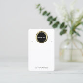 Creat Your Custom Logo Earring Display Card  名刺 (スタンド正面)