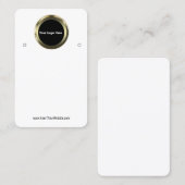 Creat Your Custom Logo Earring Display Card  名刺 (正面/裏面)