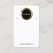 Creat Your Custom Logo Earring Display Card  名刺 (正面)