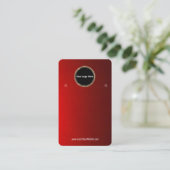 Creat Your Custom Logo Earring Display Card  名刺 (スタンド正面)