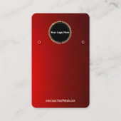 Creat Your Custom Logo Earring Display Card  名刺 (正面)