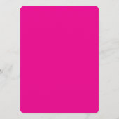 Creat Your Own Megenta Invitation Postcard プログラム (裏面)