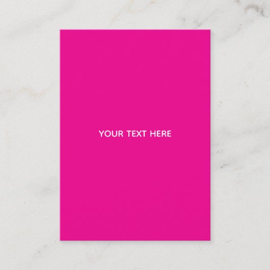 Creat Your Own Megenta Invitation Postcard 割引カード (正面)