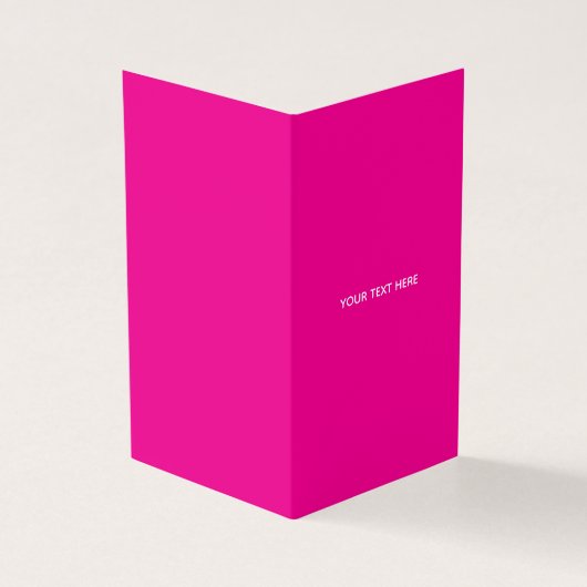 Creat Your Own Megenta Invitation Postcard 名刺 (外部)