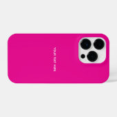 Creat Your Own Megenta Invitation Postcard iPhoneケース (裏面横)