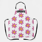 CREATEおもしろい花エプロン エプロン (正面)