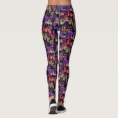 CREATEはグラフィティ印刷されたレギンスを破棄する レギンス (裏面)