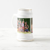Create カスタム Beer Lover Stein Photo Mug ビールジョッキ (正面左)