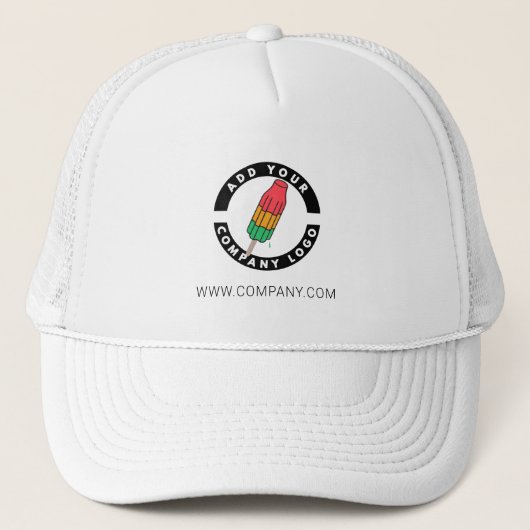 Create カスタム Logo Brand Business Employeeスワッグ キャップ (正面)