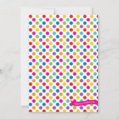 Create & 祝 Arts Craftsパーティー 招待状 (裏面)