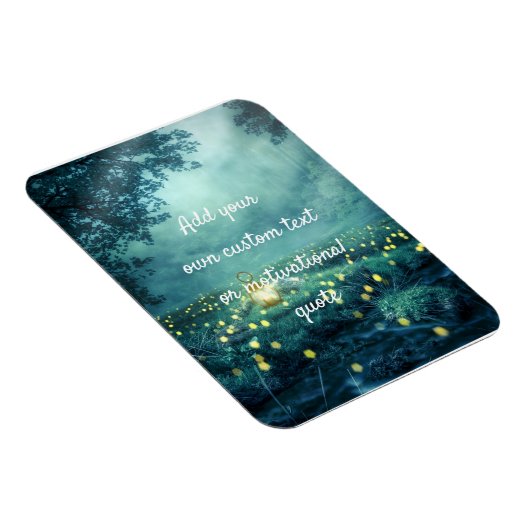 Create A カスタム Glowworm Forest(引用文の作成) マグネット (右側)