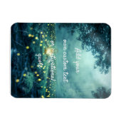 Create A カスタム Glowworm Forest(引用文の作成) マグネット (横)